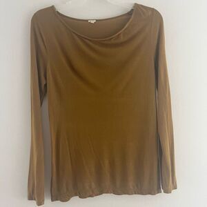 J.crew women Blouse long sleeve Small boots neck